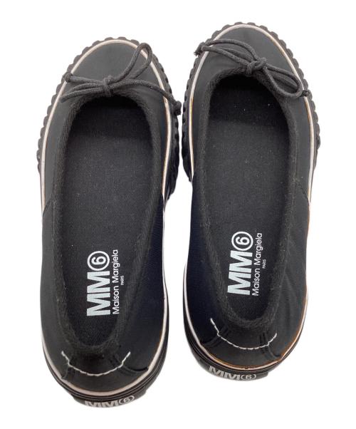 MM6 Maison Margiela（エムエムシックスメゾンマルジェラ）MM6 Maison Margiela　 (エムエムシックスメゾンマルジェラ) バレリーナスニーカー ブラック サイズ:35の古着・服飾アイテム