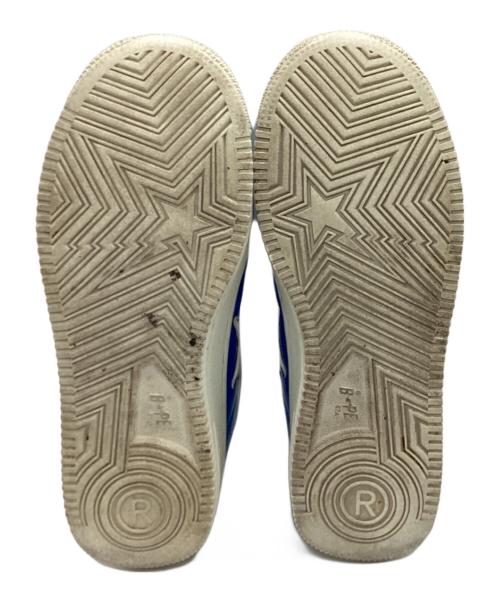 A BATHING APE（ア ベイシング エイプ）A BATHING APE (ア ベイシング エイプ) BAPESTA Low Shark / ベイプスタロウ シャーク ホワイト×ブルー サイズ:25.5cmの古着・服飾アイテム