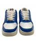 中古・古着 A BATHING APE (ア ベイシング エイプ) BAPESTA Low Shark / ベイプスタロウ シャーク ホワイト×ブルー サイズ:25.5cm：15000円