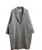 evernavyエバーネイビー）の古着「リバーロングコクーンコート」｜グレー