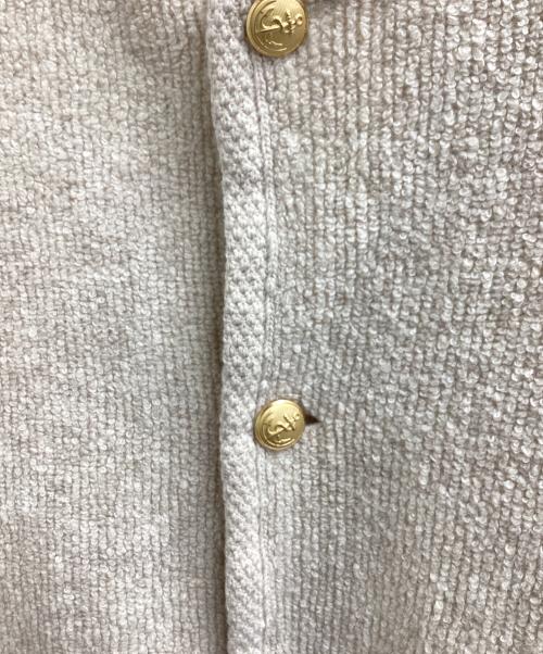 ORCIVAL（オーシバル）ORCIVAL (オーシバル) BOUCLE KNIT CREWNECK CARDIGAN / ブークレニット クルーネックカーディガン ベージュ サイズ:1の古着・服飾アイテム