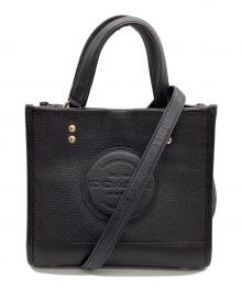 COACH（コーチ）の古着「デンプシー トート 22 ウィズ コーチ パッチ / 2WAYバッグ /C5268」｜ブラック