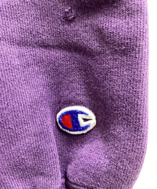 Champion REVERSE WEAVE（チャンピオン リバース ウィーブ）Champion REVERSE WEAVE (チャンピオン リバース ウィーブ) スウェット /刺繍ﾀｸﾞ / 90s / MADE IN USA  パープル サイズ:XLの古着・服飾アイテム