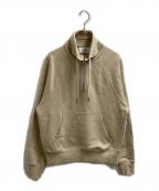 AMI Alexandre Mattiussiアミアレクサンドルマテュッシ）の古着「ハーフジップスウェット / half-zip sweatshirt / E22USW502.747 / Made in PORTUGAL / ポルトガル製」｜ベージュ