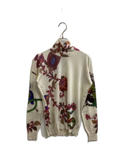 ETRO（エトロ）ETRO (エトロ) ハイネックニット / カシミヤ混 / イタリア製 アイボリー サイズ:42の古着・服飾アイテム