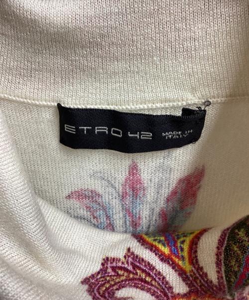 ETRO（エトロ）ETRO (エトロ) ハイネックニット / カシミヤ混 / イタリア製 アイボリー サイズ:42の古着・服飾アイテム