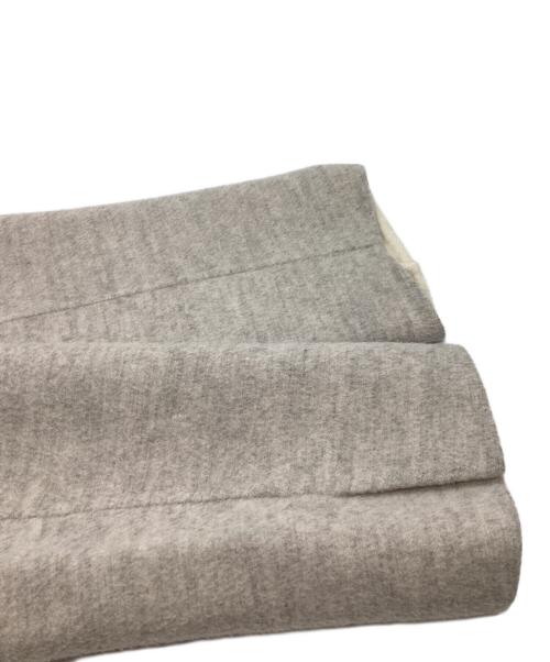 ENFOLD（エンフォルド）ENFOLD (エンフォルド) ソフトリバーノーカラーコート / 300AA130-1800 グレー サイズ:38の古着・服飾アイテム