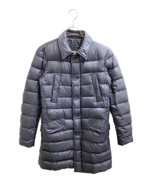 HERNO（ヘルノ）HERNO (ヘルノ) ロングダウンジャケット / Long Down Jacket ネイビー サイズ:44の古着・服飾アイテム
