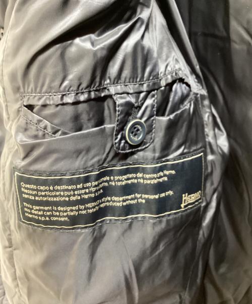 HERNO（ヘルノ）HERNO (ヘルノ) ロングダウンジャケット / Long Down Jacket ネイビー サイズ:44の古着・服飾アイテム