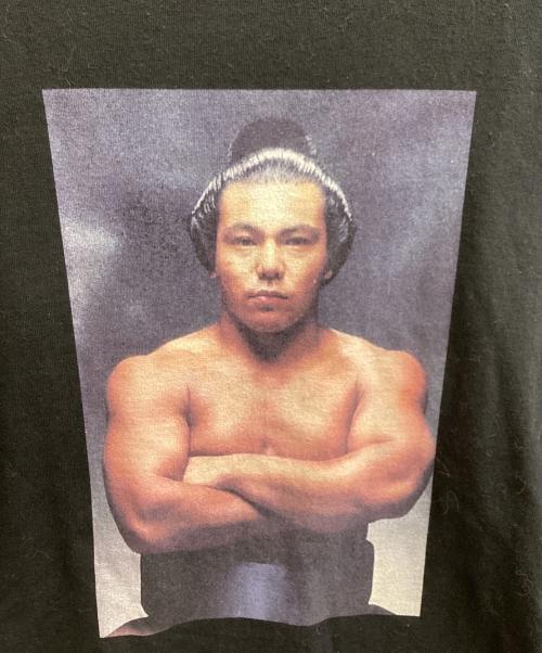 LABRAT（ラブラット）LABRAT (ラブラット) フォトTシャツ / 千代の富士 ブラック サイズ:Mの古着・服飾アイテム