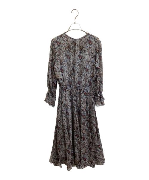 ANAYI（アナイ）ANAYI (アナイ) ペイズリー柄 シルクロングワンピース / 102027-14-200 グリーン サイズ:38の古着・服飾アイテム