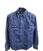 RRLダブルアールエル）の古着「2丁拳銃柄ウエスタンシャツ」｜インディゴ