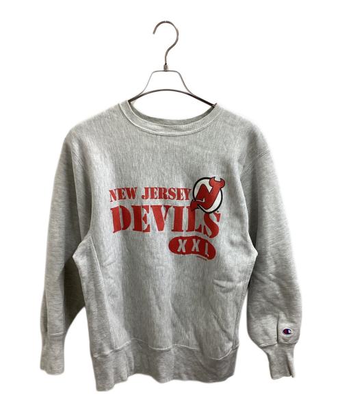 Champion REVERSE WEAVE（チャンピオン リバース ウィーブ）Champion REVERSE WEAVE (チャンピオン リバース ウィーブ) スウェット　USA製 刺繍タグ 90s グレー サイズ:Lの古着・服飾アイテム