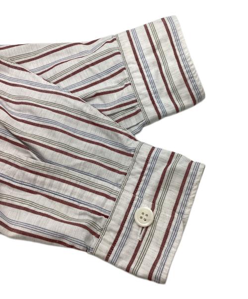 COMME des GARCONS HOMME（コムデギャルソン オム）COMME des GARCONS HOMME (コムデギャルソン オム) キルティングステッチ ループ開襟シャツ　HB-040450　AD1997 田中オム ホワイト サイズ:表記なしの古着・服飾アイテム