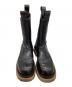 中古・古着 BOTTEGA VENETA (ボッテガベネタ) サイドゴアブーツ　ラグブーツ　　Lug Boots ブラック サイズ:45：50000円