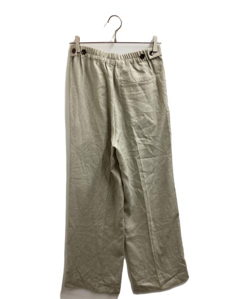 Munich（ミューニック）MUNICH (ミューニック) Triacetate Linen-like Wide Pants / ライクトリアセテートワイドパンツ / MN201P18 / Made in JAPAN アイボリー サイズ:M 未使用品の古着・服飾アイテム