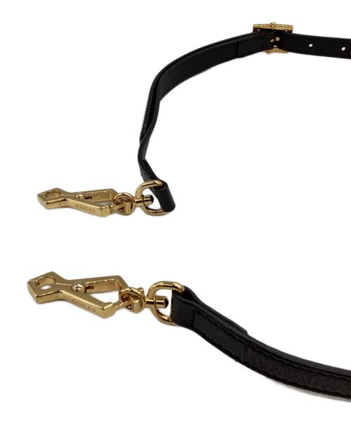 GUCCI（グッチ）GUCCI (グッチ) GG ミディアム トップハンドル 2wayバッグ / 524532 / スエード ブラックの古着・服飾アイテム