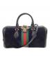 GUCCI（グッチ）の古着「GG ミディアム トップハンドル 2wayバッグ / 524532 / スエード」｜ブラック