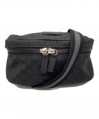 GUCCIグッチ）の古着「GGナイロン クロスボディバッグ」｜ブラック