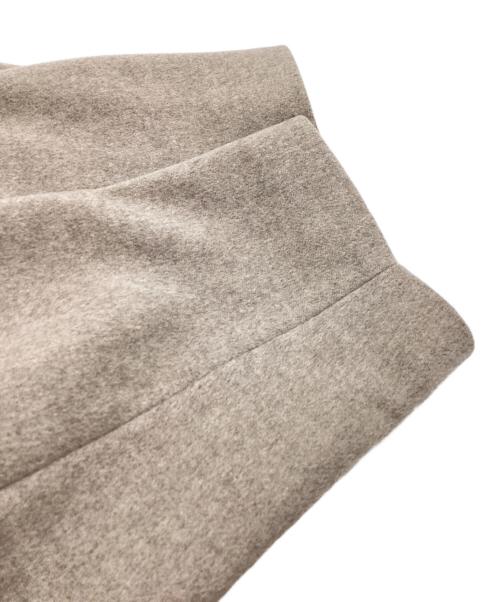 JOURNAL STANDARD（ジャーナルスタンダード）JOURNAL STANDARD (ジャーナルスタンダード) スーパー140ビーバーノーカラーショートコート ブラウン サイズ:Mの古着・服飾アイテム