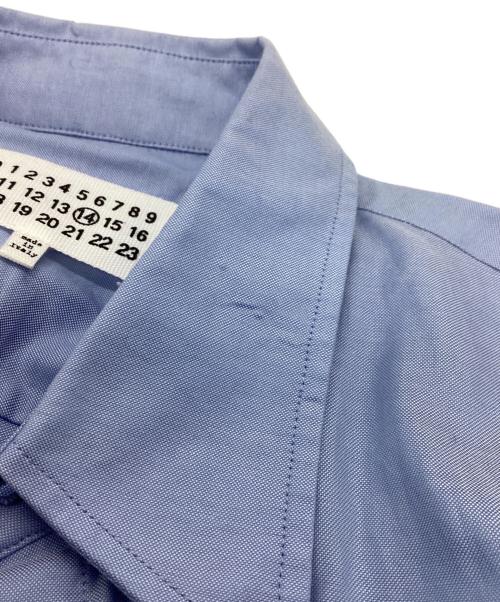 Maison Margiela（メゾンマルジェラ）Maison Margiela (メゾンマルジェラ) オーバーサイズ オックスフォードシャツ / S50DL0448 S52925 ブルー サイズ:38の古着・服飾アイテム