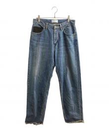 paratrait（パラトレイト）の古着「RAINBOW NOISE DENIM PANTS / 24SS 」｜インディゴ