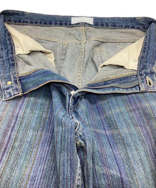 paratrait（パラトレイト）paratrait (パラトレイト) RAINBOW NOISE DENIM PANTS / 24SS  インディゴ サイズ:02の古着・服飾アイテム