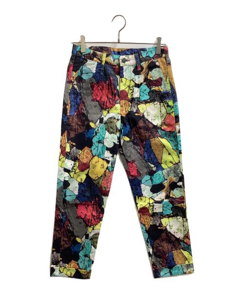PLEATS PLEASE（プリーツプリーズ）PLEATS PLEASE (プリーツプリーズ) 総柄パンツ / mineral柄 / 14SS  マルチカラー サイズ:2の古着・服飾アイテム