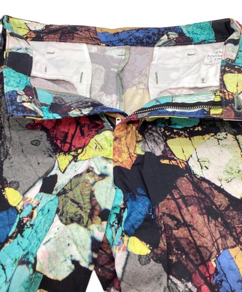 PLEATS PLEASE（プリーツプリーズ）PLEATS PLEASE (プリーツプリーズ) 総柄パンツ / mineral柄 / 14SS  マルチカラー サイズ:2の古着・服飾アイテム