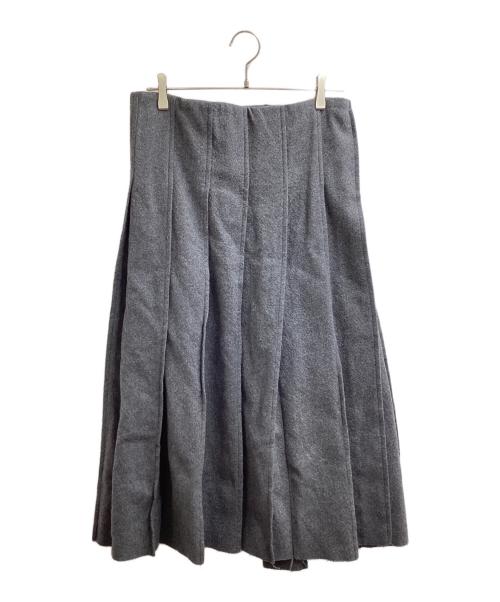 tricot COMME des GARCONS（トリココムデギャルソン）tricot COMME des GARCONS (トリココムデギャルソン) ウールスカート / プリーツスカート / AD2004 グレー サイズ:Sの古着・服飾アイテム