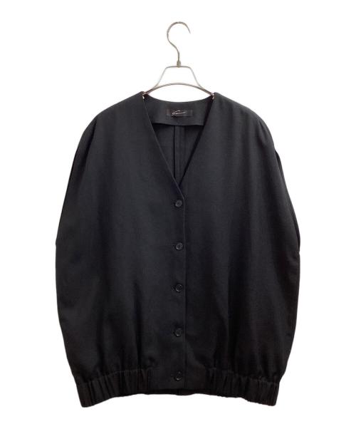 STUNNING LURE（スタニングルアー）STUNNING LURE (スタニングルアー) レライクギャザーシャツ　/　111180132400　/　 24ss ブラック サイズ:Mの古着・服飾アイテム