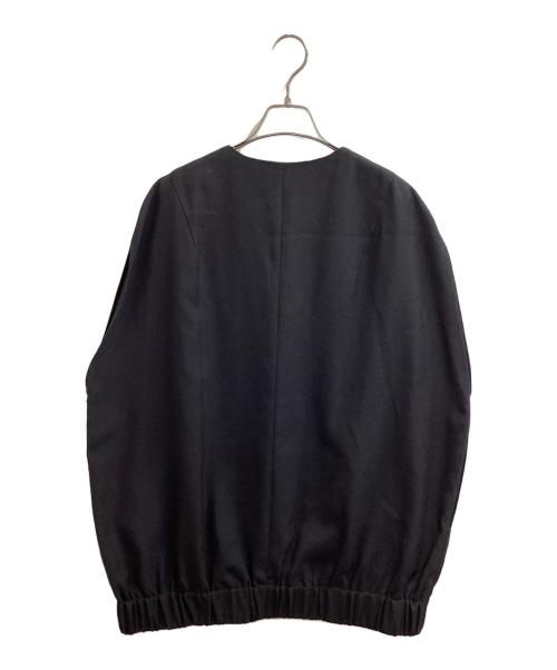 STUNNING LURE（スタニングルアー）STUNNING LURE (スタニングルアー) レライクギャザーシャツ　/　111180132400　/　 24ss ブラック サイズ:Mの古着・服飾アイテム