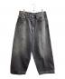 BEAMS（ビームス）の古着「ワイドストレートバルーンデニムパンツ / 11-21-1610-791」｜グレー
