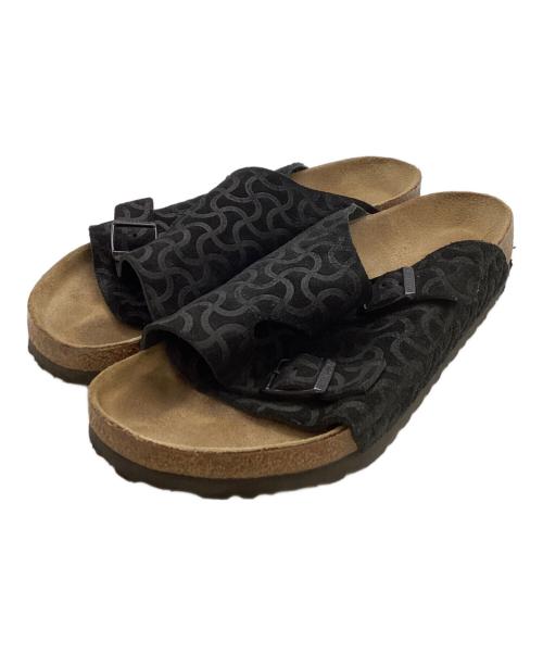 BIRKENSTOCK（ビルケンシュトック）BIRKENSTOCK (ビルケンシュトック) BEAMS (ビームス) 別注Zurich BONE PATTERN ブラック サイズ:41の古着・服飾アイテム