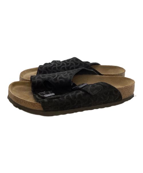 BIRKENSTOCK（ビルケンシュトック）BIRKENSTOCK (ビルケンシュトック) BEAMS (ビームス) 別注Zurich BONE PATTERN ブラック サイズ:41の古着・服飾アイテム