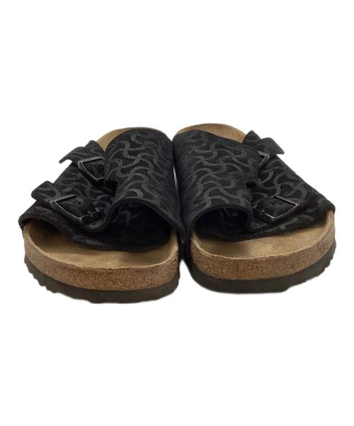 BIRKENSTOCK（ビルケンシュトック）BIRKENSTOCK (ビルケンシュトック) BEAMS (ビームス) 別注Zurich BONE PATTERN ブラック サイズ:41の古着・服飾アイテム