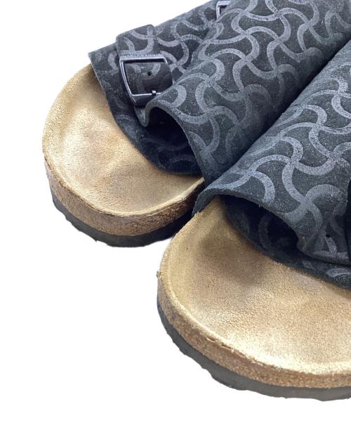 BIRKENSTOCK（ビルケンシュトック）BIRKENSTOCK (ビルケンシュトック) BEAMS (ビームス) 別注Zurich BONE PATTERN ブラック サイズ:41の古着・服飾アイテム