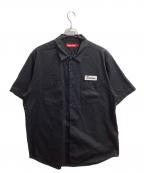 SUPREMEシュプリーム）の古着「Bitch S/S Work Shirt / 半袖 ワークシャツ / 25SS」｜ブラック