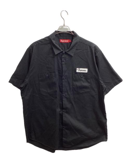 SUPREME（シュプリーム）Supreme  (シュプリーム) Bitch S/S Work Shirt / 半袖 ワークシャツ / 25SS ブラック サイズ:XLの古着・服飾アイテム