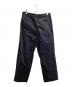 AURALEE (オーラリー) PRODUCT DYED FINX CHINO ONE-TUCK PANTS / 製品染めFINXチノワンタックパンツ / A25AP01CP / 25AW ブラック サイズ:4：35000円