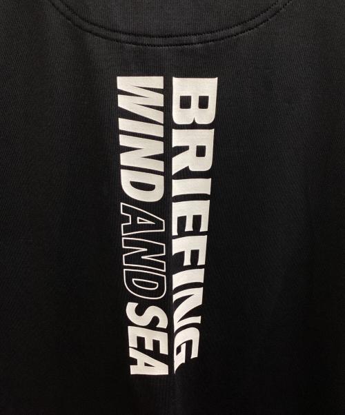 BRIEFING（ブリーフィング）BRIEFING (ブリーフィング) WIND AND SEA (ウィンダンシー) TOUR POLO LOOSE FIT WDS / ポロシャツ / BGW223M02 ブラック サイズ:XLの古着・服飾アイテム