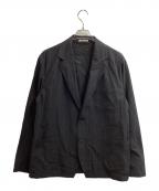 AURALEEオーラリー）の古着「FINX HARD TWIST GABARDINE JACKET / フィンクス ハード ツイスト ギャバジン ジャケット / テーラードジャケット」｜ブラック