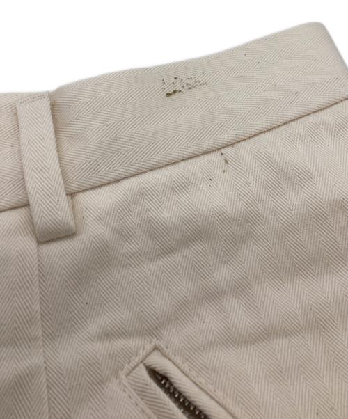 Maison Margiela（メゾンマルジェラ）Maison Margiela (メゾンマルジェラ) ヘリンボーンパンツ / S30KA0614 ベージュ サイズ:48の古着・服飾アイテム