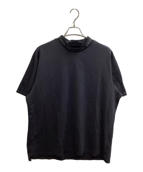 BRIEFING（ブリーフィング）BRIEFING (ブリーフィング) CE MS LOGO RIB MOCK NECK RELAXED FIT / Tシャツ / BRG241M19 ブラック サイズ:XLの古着・服飾アイテム