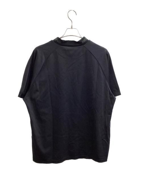 BRIEFING（ブリーフィング）BRIEFING (ブリーフィング) CE MS LOGO RIB MOCK NECK RELAXED FIT / Tシャツ / BRG241M19 ブラック サイズ:XLの古着・服飾アイテム