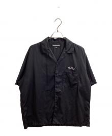 NEIGHBORHOOD（ネイバーフッド）の古着「SOLID-COLOR HAWAIIAN SHIRT SS　/　251TSNH-SHM07　/　25ss」｜ブラック