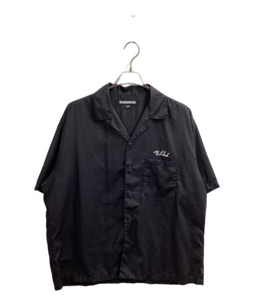 NEIGHBORHOOD（ネイバーフッド）NEIGHBORHOOD (ネイバーフッド) SOLID-COLOR HAWAIIAN SHIRT SS　/　251TSNH-SHM07　/　25ss ブラック サイズ:XLの古着・服飾アイテム