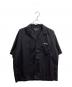 NEIGHBORHOOD（ネイバーフッド）の古着「SOLID-COLOR HAWAIIAN SHIRT SS　/　251TSNH-SHM07　/　25ss」｜ブラック