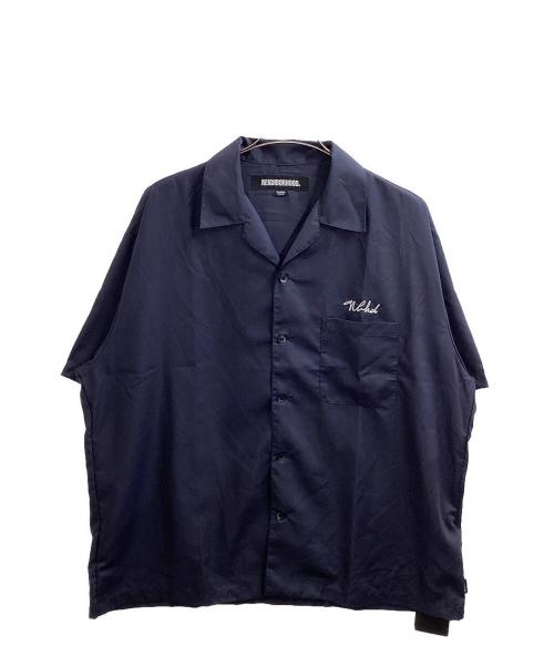 NEIGHBORHOOD（ネイバーフッド）NEIGHBORHOOD (ネイバーフッド) SOLID-COLOR HAWAIIAN SHIRT SS / オープンカラーシャツ / 251TSNH-SHM07 ネイビー サイズ:XL 未使用品の古着・服飾アイテム