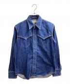 JOHN LAWRENCE SULLIVANジョン ローレンス サリバン）の古着「デニムウエスタンシャツ / 3b004-0218-30」｜ブルー